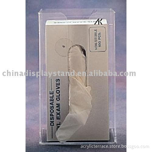 acrylic glove dispenser